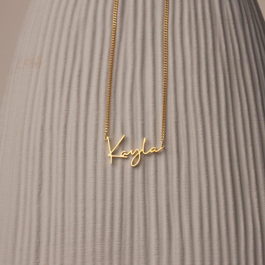 Personalized Laios Name Necklace