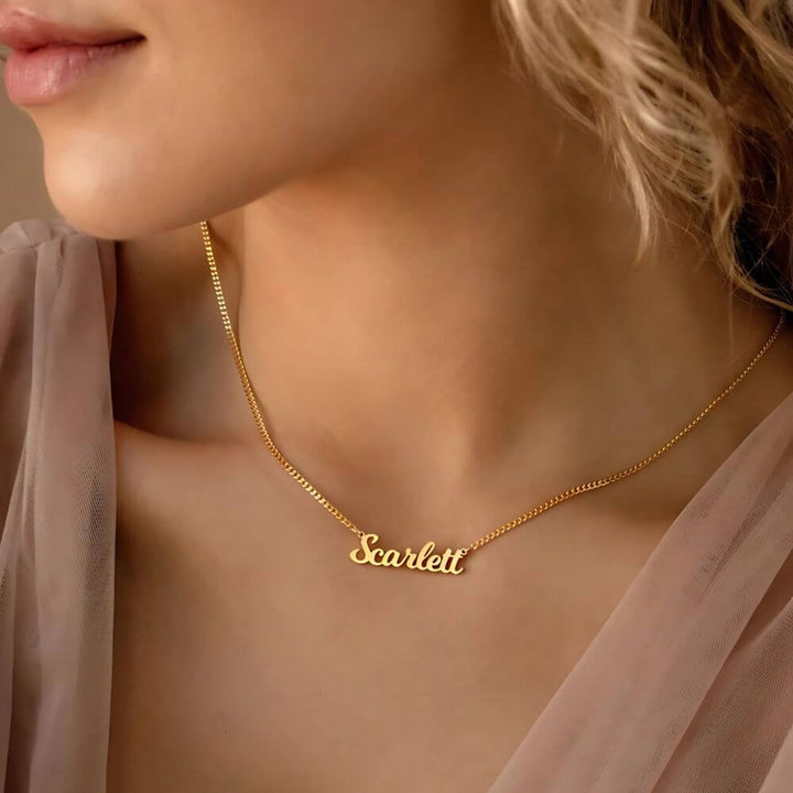 Personalised Scarlett Name Necklace