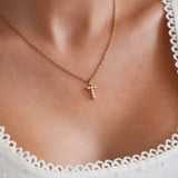 Personalized Mila Pearl Initial Necklace