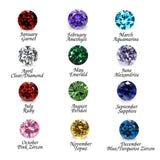 Personalized Soraya Birthstone Initial Bracelet