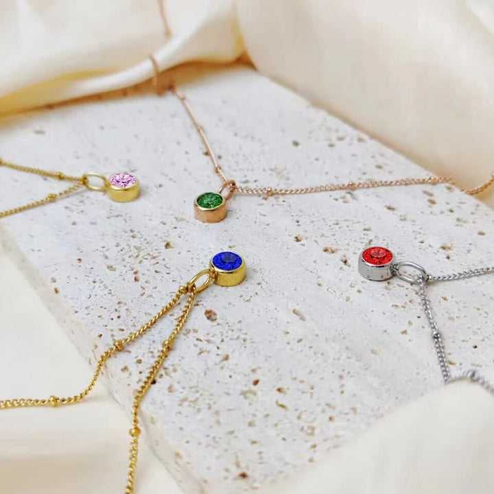 Dora Birthstone Necklace