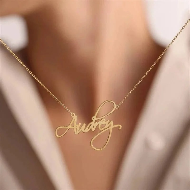 Personalized Audrey Name Necklace