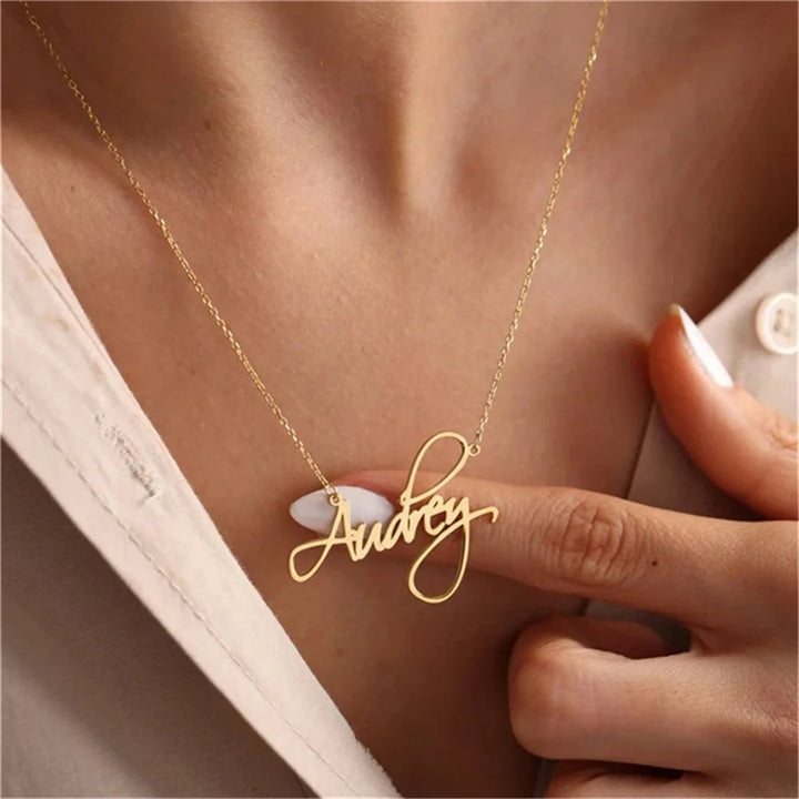 Personalized Audrey Name Necklace