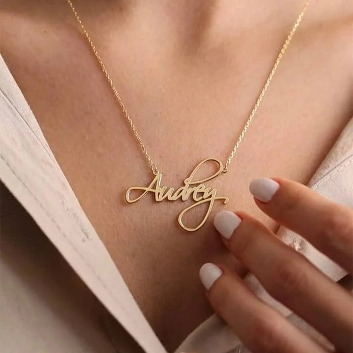 Personalized Audrey Name Necklace