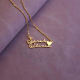 Personalized Emily Heart Name Necklace