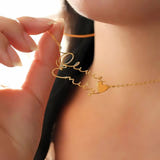 Personalized Emily Heart Name Necklace