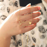Personalized Emily Heart Name Necklace