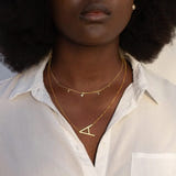 Personalized Zaria Initial Necklace