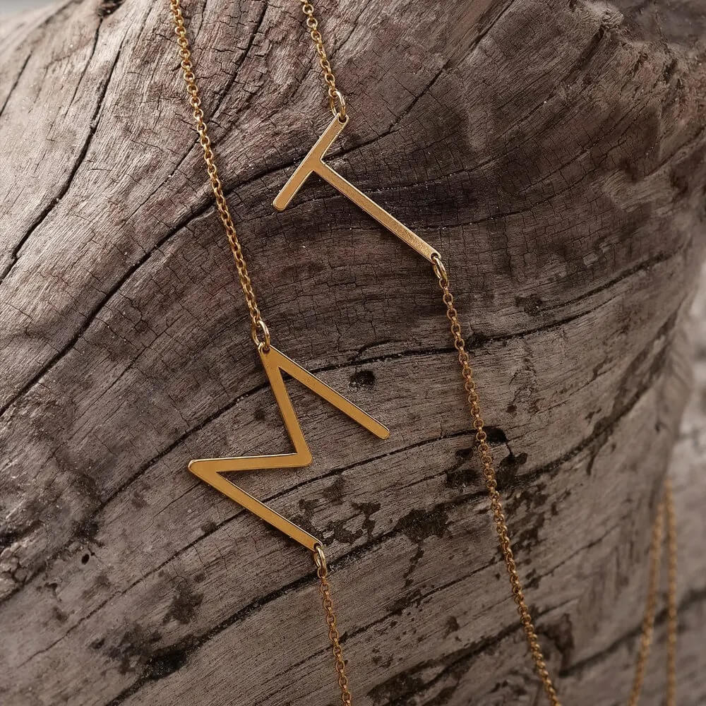 Personalized Zaria Initial Necklace