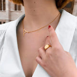 Personalized Zaria Initial Necklace