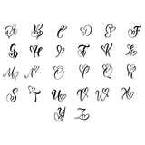 Personalized Eva Crystal Initial Necklace