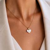 Personalized Alora Heart Initial Necklace