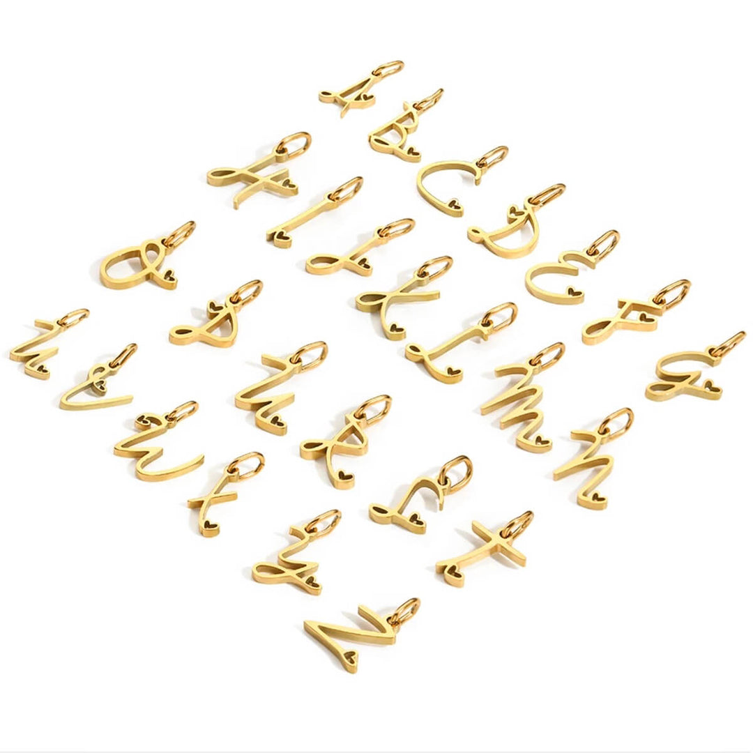 Personalized Cadey Heart Initial Necklace