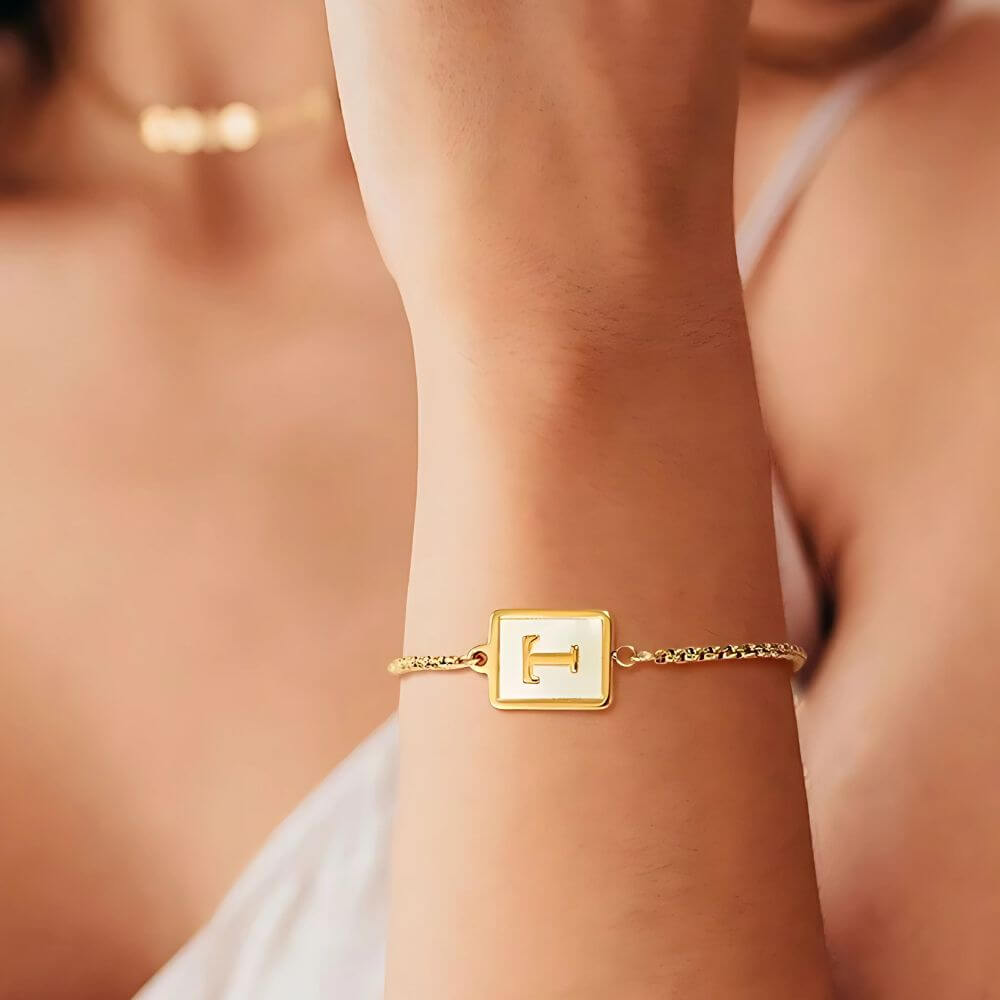 Personalised Indie Initial Bracelet
