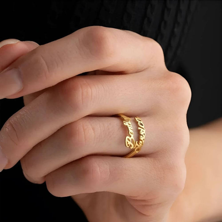 Personalized Jasmine Name Ring