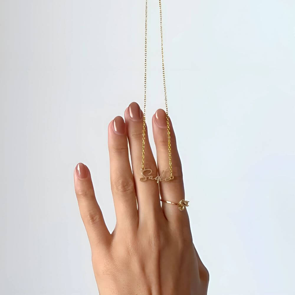 Personalised Sadie Name Necklace