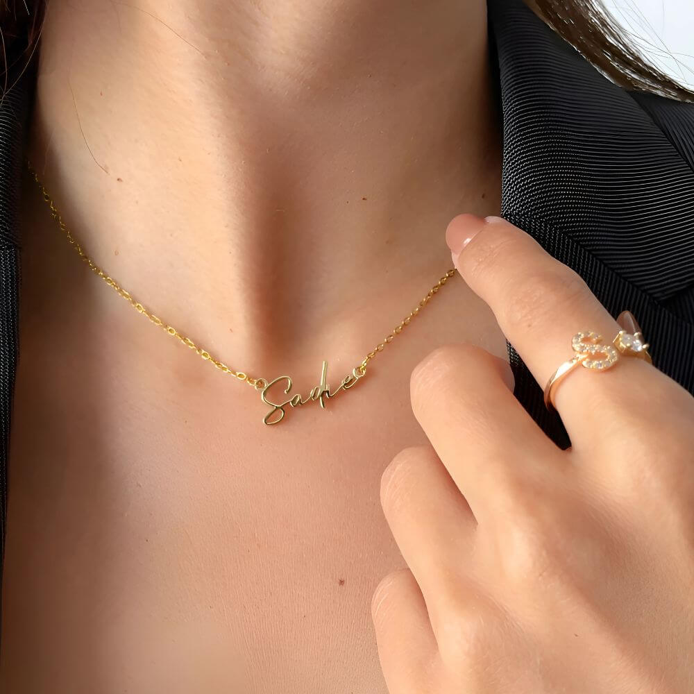 Personalised Sadie Name Necklace