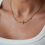 Faith Cross Crystal Necklace