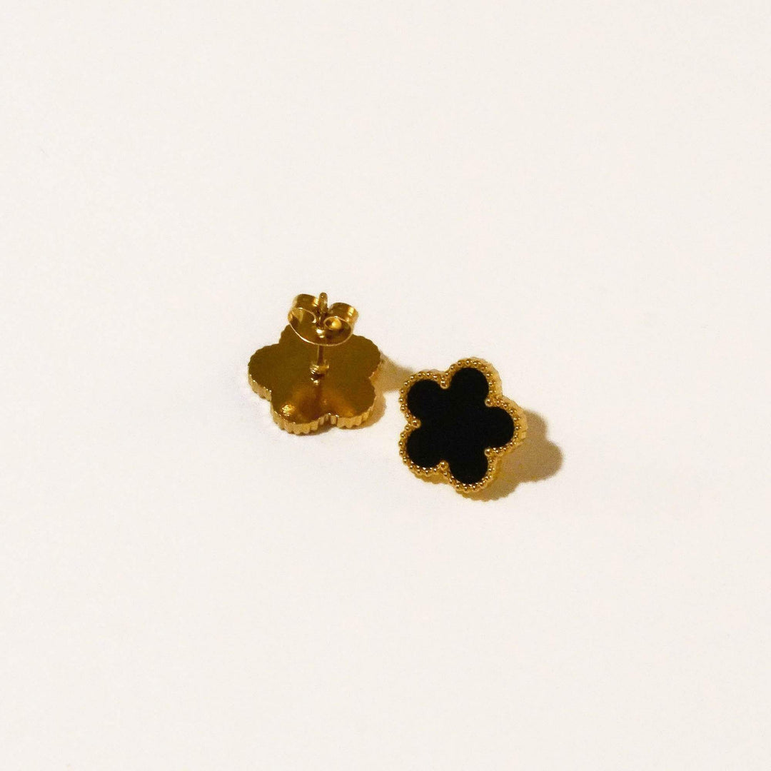 Five Leaf Clover Pendant Earrings