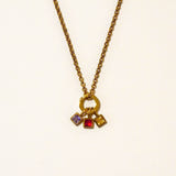 Personalized Aria Birthstone Necklace