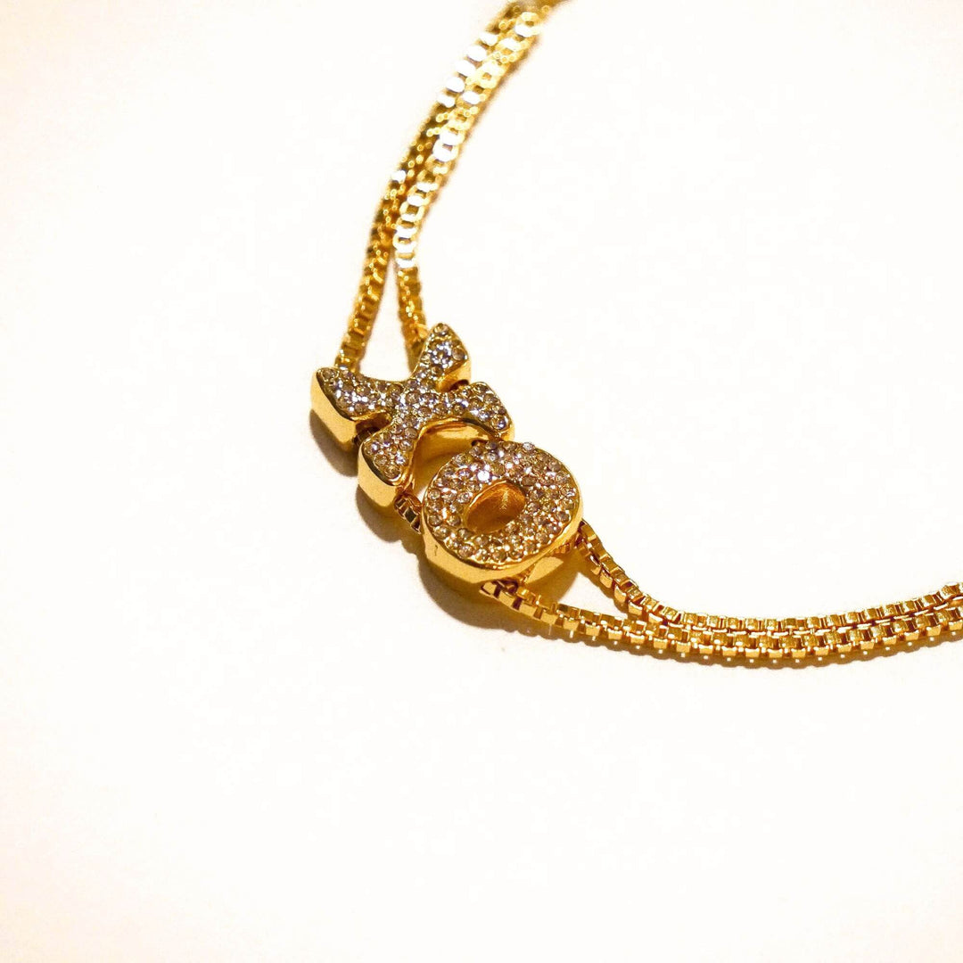 Personalized Bria Bubble Initial Bracelet