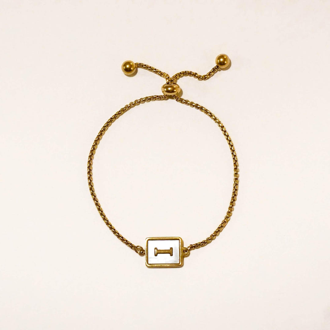 Personalized Indie Initial Bracelet