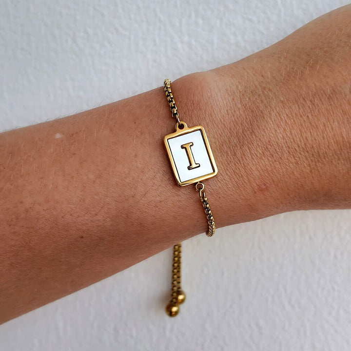 Personalized Indie Initial Bracelet