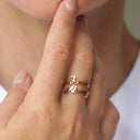 Personalized Jasmine Name Ring