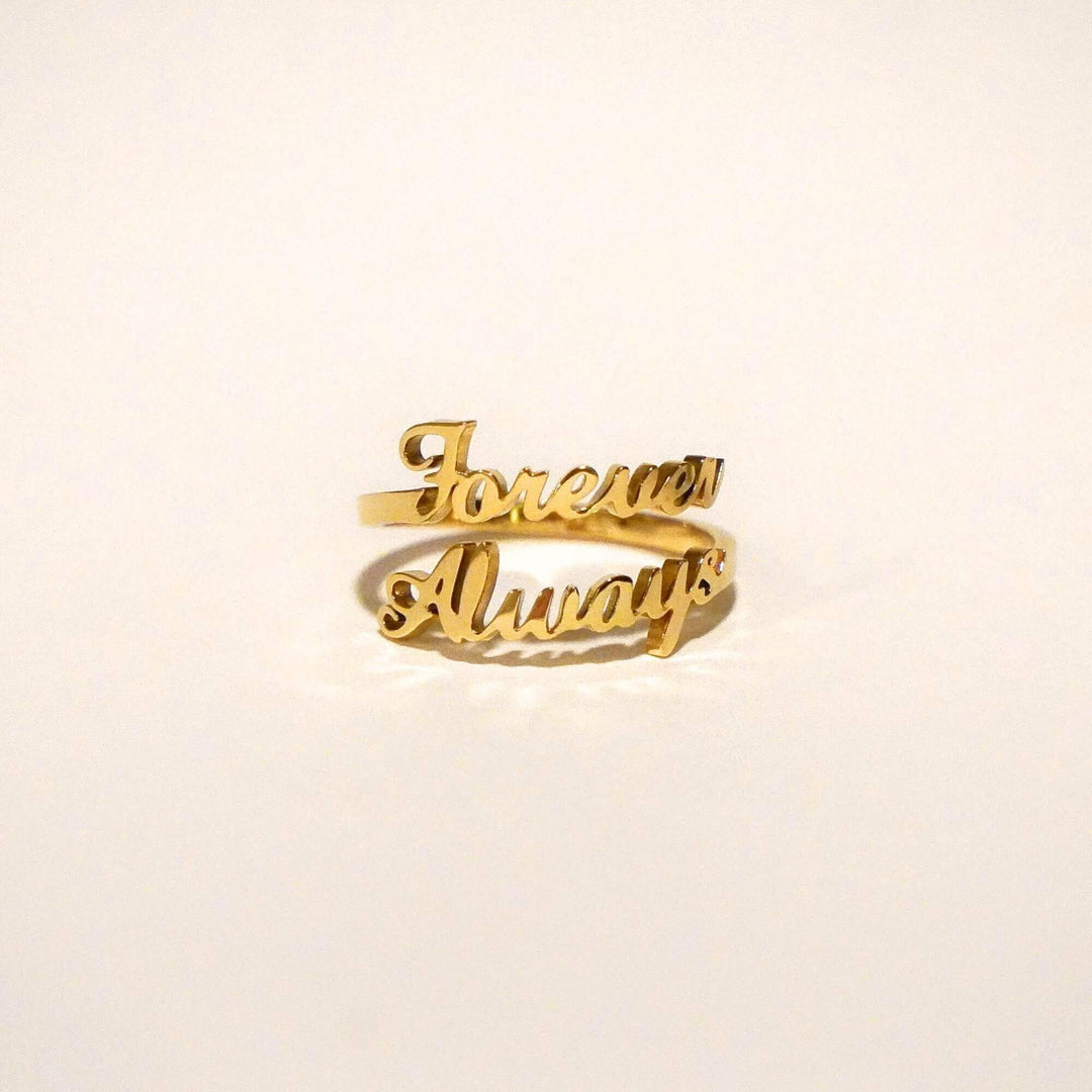 Personalized Jasmine Name Ring