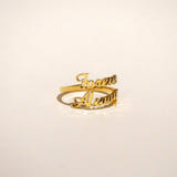 Personalized Jasmine Name Ring