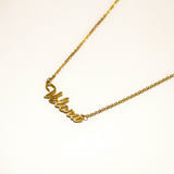 Personalized Ruby Name Necklace