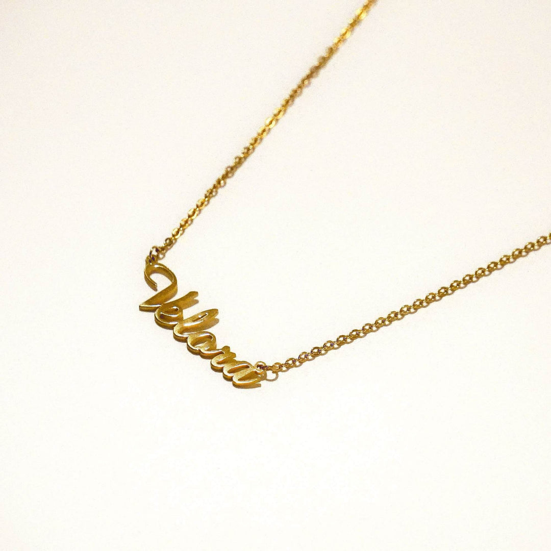 Personalized Ruby Name Necklace