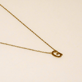 Personalized Sutton Side Initial Necklace