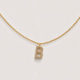 Personalized Briella Diamond Initial Necklace