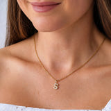 Personalized Mila Pearl Initial Necklace